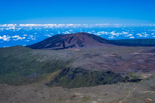 Survol du volcan Piton de la Fournaise en ULM