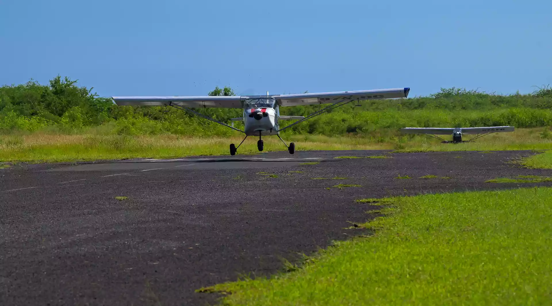 ulm air Évasion au décollage au départ de la base de cambaie
